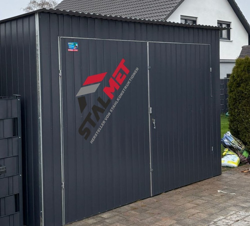 Blechgarage 3x5x2 14m - blechgarage, 3x5x2,14m