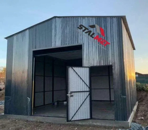 +Blechgarage 6x6x4m