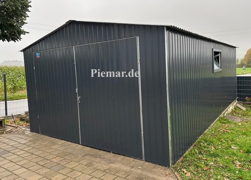 Blechgarage 5x6x2 55m - blechgarage, 5x6x2,55m