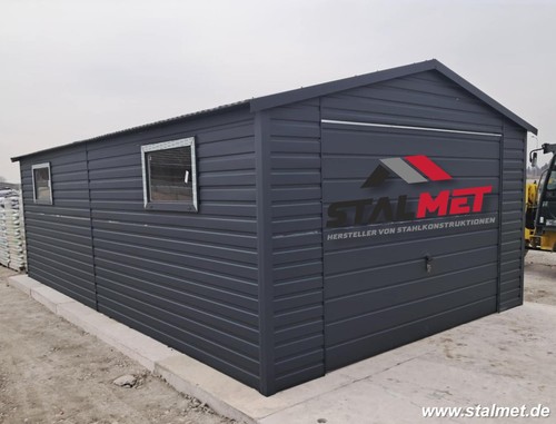 Fertiggarage aus blech 4x6m - blech,