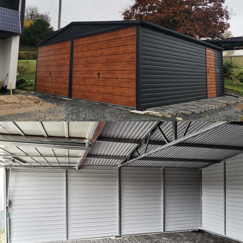Doppelgarage 6x6 blechgarage - 6x6,