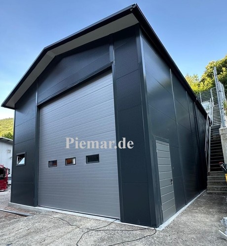 Blechgarage halle 8x14x6 - blechgarage,