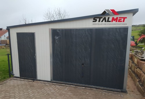 Blechgarage 5x5m fertiggarage - +blechgarage,