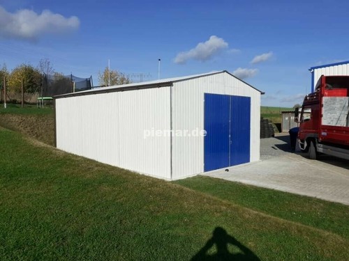 Blechgarage 4x7m ral9010 - blechgarage, in