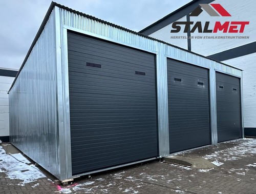 Blechgarage 5x8x3 5m - blechgarage, 10,5x8x3,5m