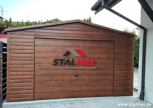 Premium blechgarage 4x8m - premium,