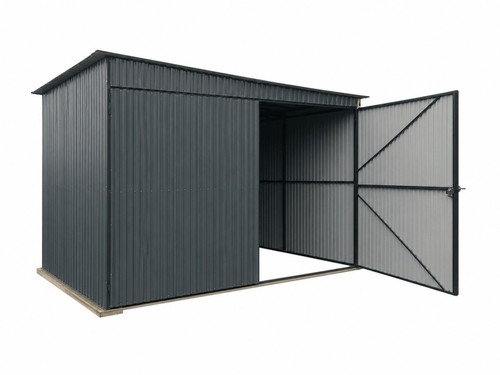 Blechgarage 4x3x2 m - blechgarage,