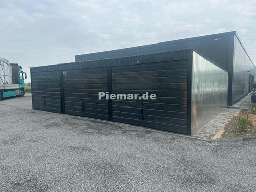 Fach garage 9x6m blechgarage - 3-fach,