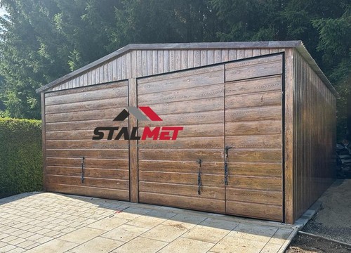 Blechgaragen 6x5x2 65m mit - +blechgaragen,