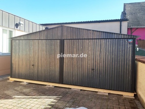 Blechgarage 5x5 5x2 - blechgarage, 5x5,5x2,55m