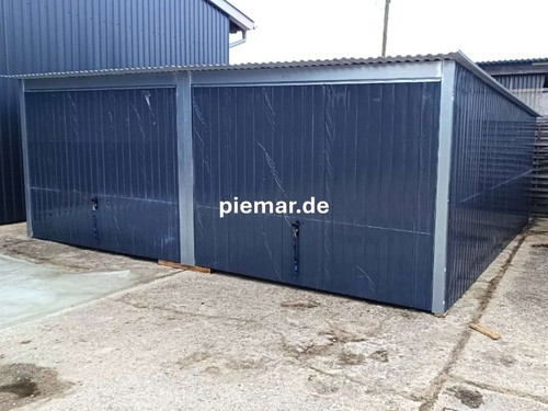 Blechgarage 6x7x2 m - blechgarage, 6x7x2,14