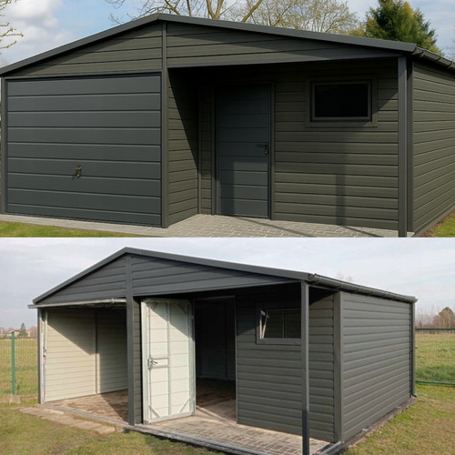 Blechgarage 6x5 carport - blechgarage,