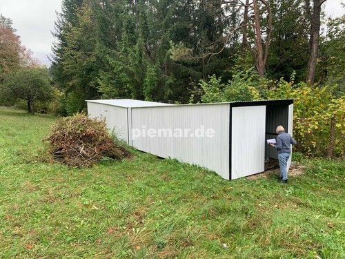 Blechgarage 3x7m