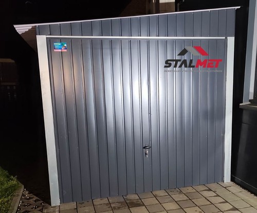Blechgarage 5x4 5m - +,