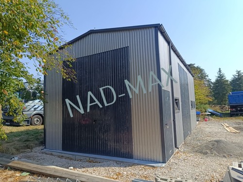 Blechgarage 5x8x4 5m - +blechgarage, 5x8x4,5m