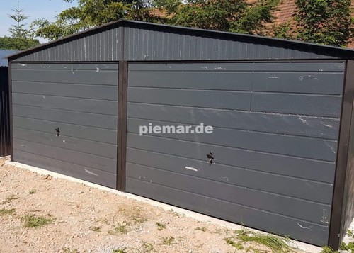Blechgarage 5x5x2 55m - blechgarage, 5x5x2,55m