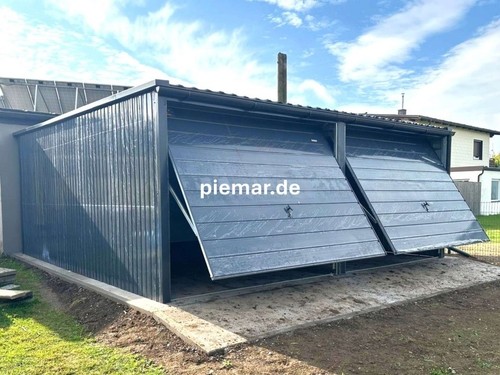 Blechgarage 6x6x2 m - 6x6x2,4,