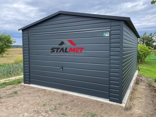 Blechgarage 4x6x2 55m - +blechgarage, 4x6x2,55m