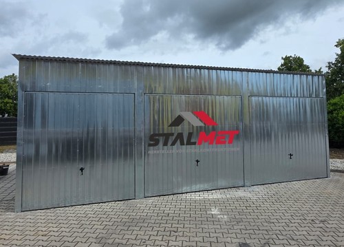 Blechgarage 9x5 5x2 - +, 9x5,5x2,5m