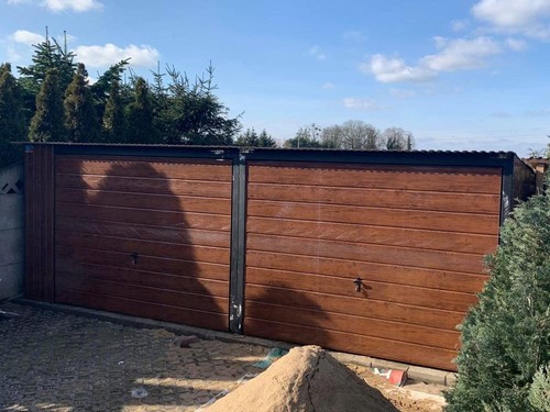 Blechgarage 5x6x2 14m - blechgarage, 6,5x6x2,14m
