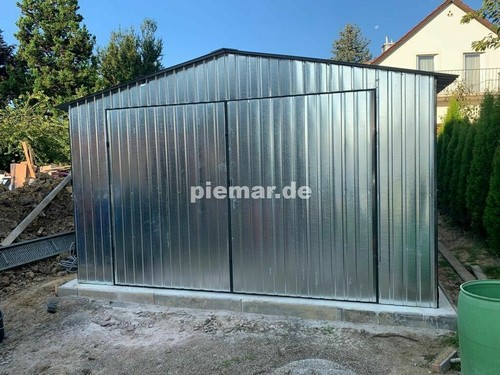 Blechgarage 5x5m halle - halle, garage