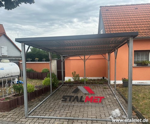 Blechgarage 3x6x2 30m carport - +blechgarage, 3x6x2,30m