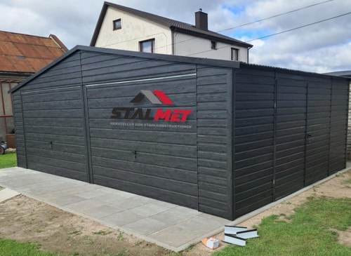 Blechgarage 7x5x2 75m - +, 7x5x2,75m