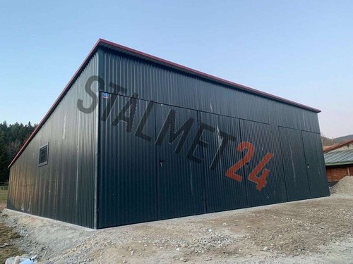 Blechgarage 10x8x3m - +,