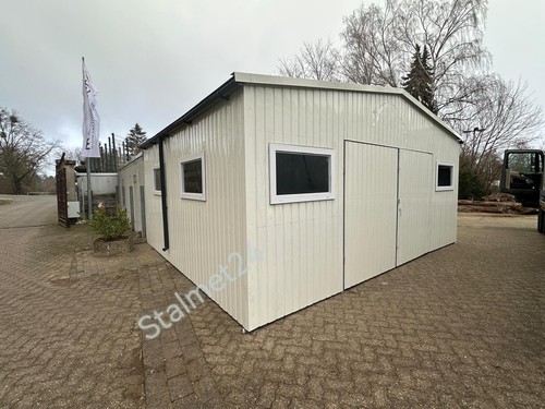 Blechgarage 6x6x2 65m - +, 6x6x2,65m