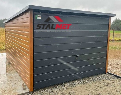 Blechgarage 3x5m - +,