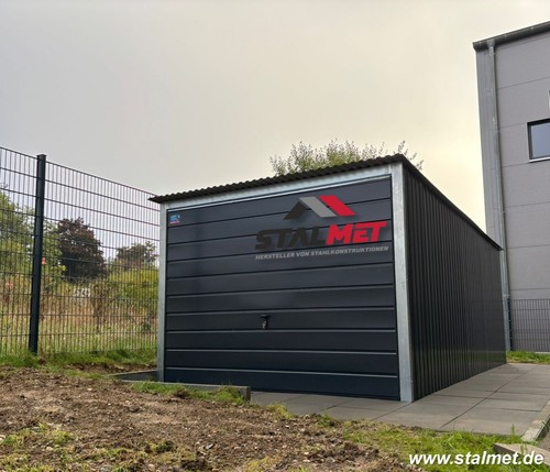 Blechgarage 3x6x2 14m - 3x6x2,14m, ral9005