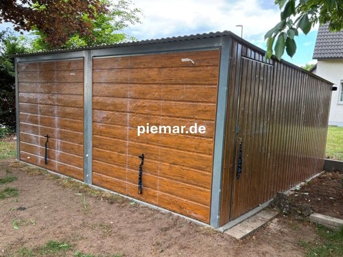Blechgarage 5x6x2 m - blechgarage, 5x6x2,14