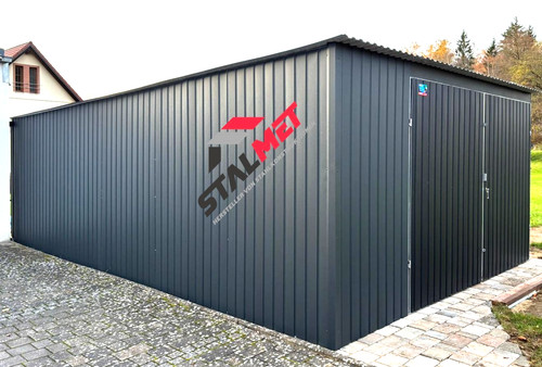 Blechgarage 4x6x2 14m - +,