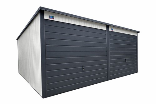 Blechgarage 5x5x2 m - blechgarage, 5x5x2,14
