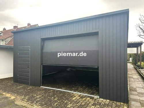 Blechgarage 6x8x3m