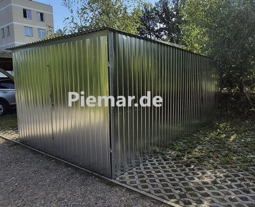 Blechgarage 3x6 5x2 14m - blechgarage, 3x6,5x2,14m