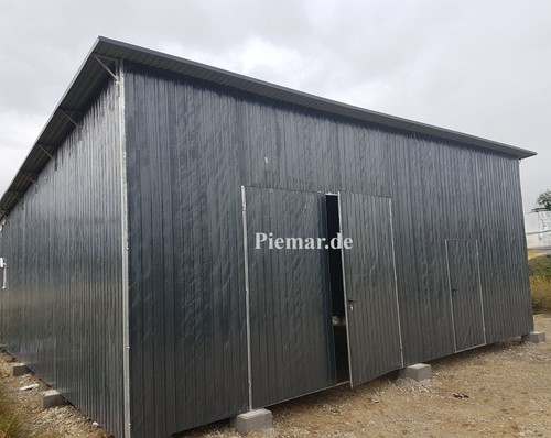 Blechgarage halle 7x6x3 - blechgarage, 7x6x3,5m