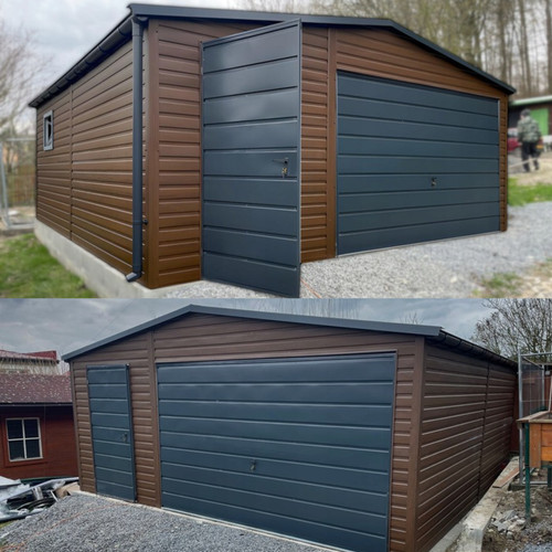 Blechgarage 5x6 carport - 5x6,
