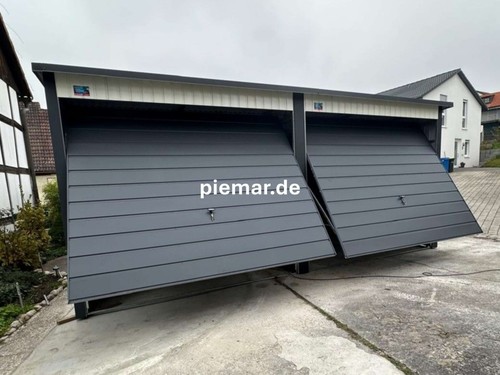 Blechgarage 6x5 5x2 m - blechgarage,