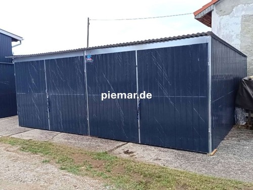 Blechgarage 5x6x2 m - 5x6x2,14,