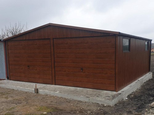 Blechgarage 6x7m gerätehaus - blechgarage,