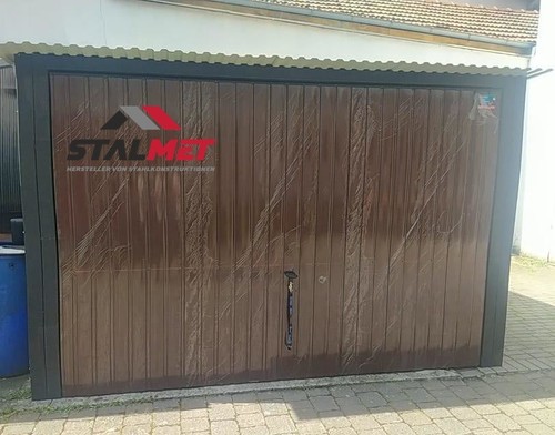 Blechgarage 3x5m schwingtor - ,