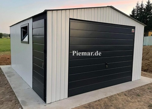 Blechgarage 4x5x2 55m - blechgarage, 4x5x2,55m
