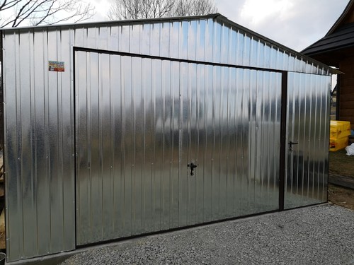 Schuppen blechgarage garage - schuppen,