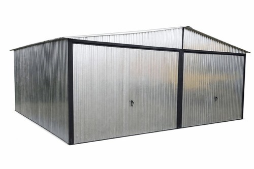 Blechgarage 5x4x2 mit - blechgarage, m