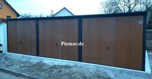 Blechgarage 9x5x2 14m - blechgarage, 9x5x2,14m
