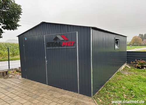 Fertiggarage aus blech 4x7m - +,