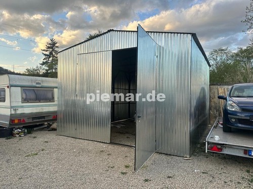 Blechgarage 5x6x2 55m - blechgarage, 5x6x2,55m