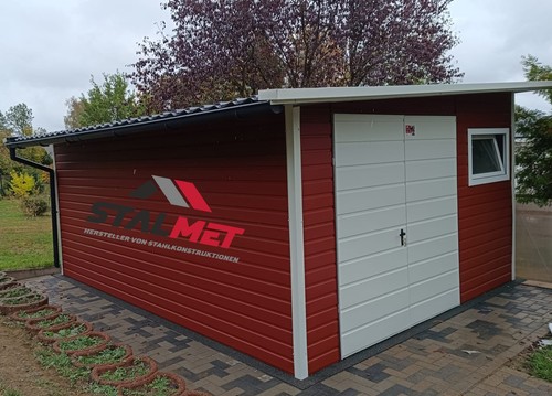 Blechgarage 4x6x2 40m - blechgarage, 4x6x2,40m