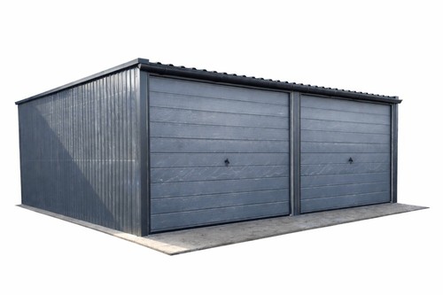 Blechgarage 6x4x2 m - blechgarage, 6x4x2,4